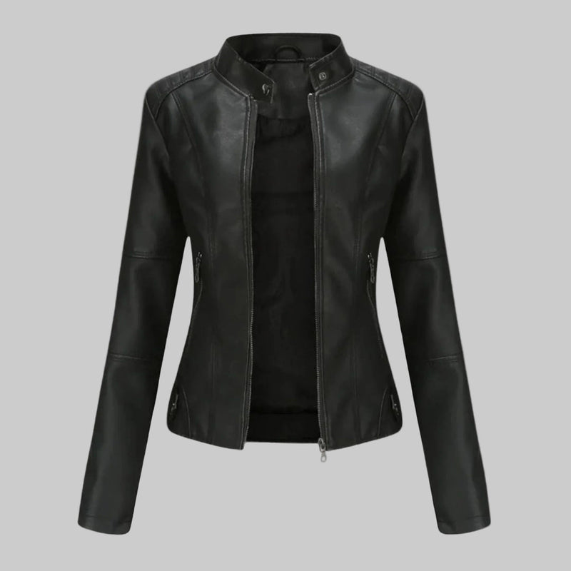Nora Chaqueta de cuero casual